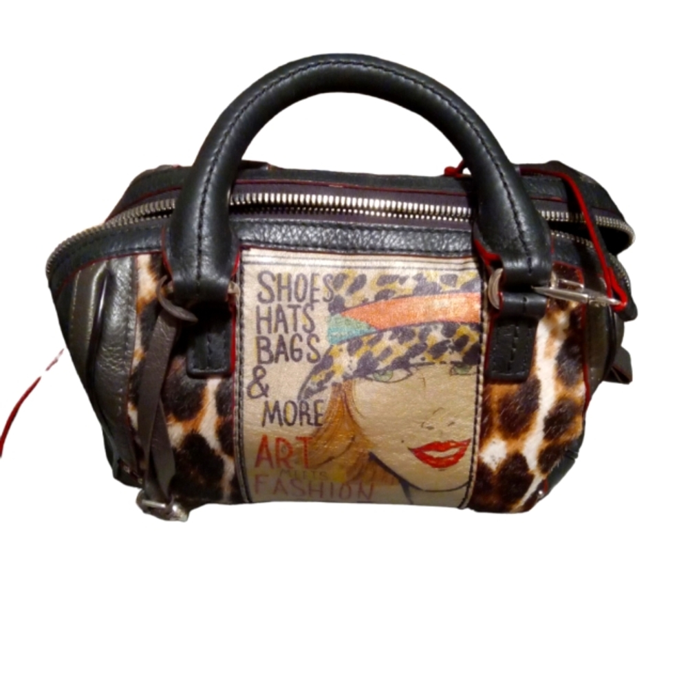 Brighton KiKi Mini Leather Studs Calfhair purse. Very clean and barely any use.